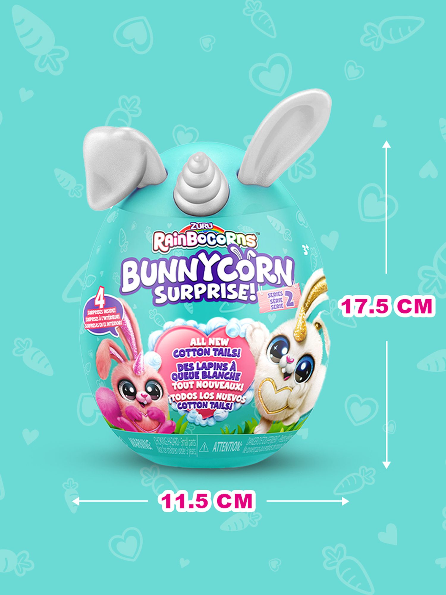 Фигурка Zuru Rainbocorns Bunnycorn - фото 3