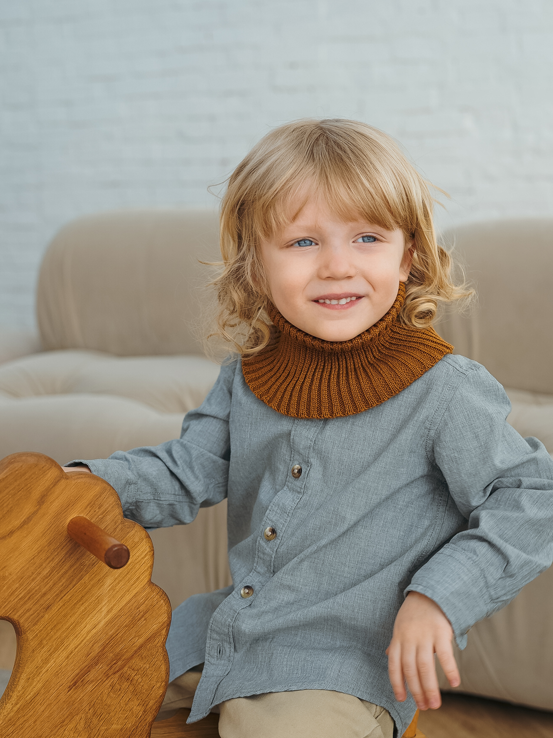 Шарф-снуд Starkoff Kids Д400818 - фото 4
