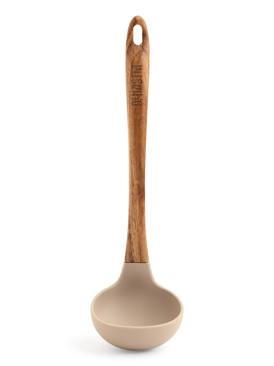 Половник DeNASTIA силикон акация бежевый - фото 4