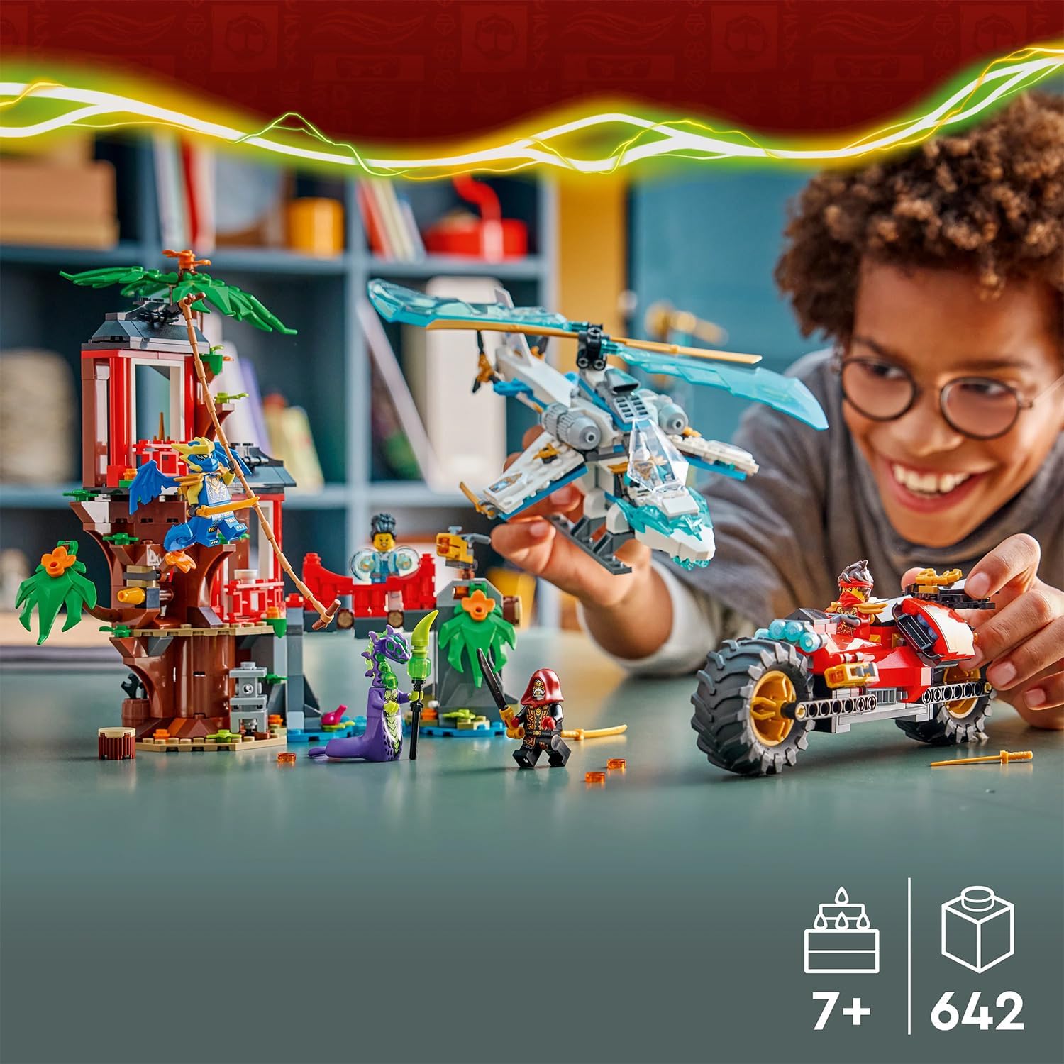 Конструктор LEGO NINJAGO Битва за домик на дереве 642 дет. - фото 6