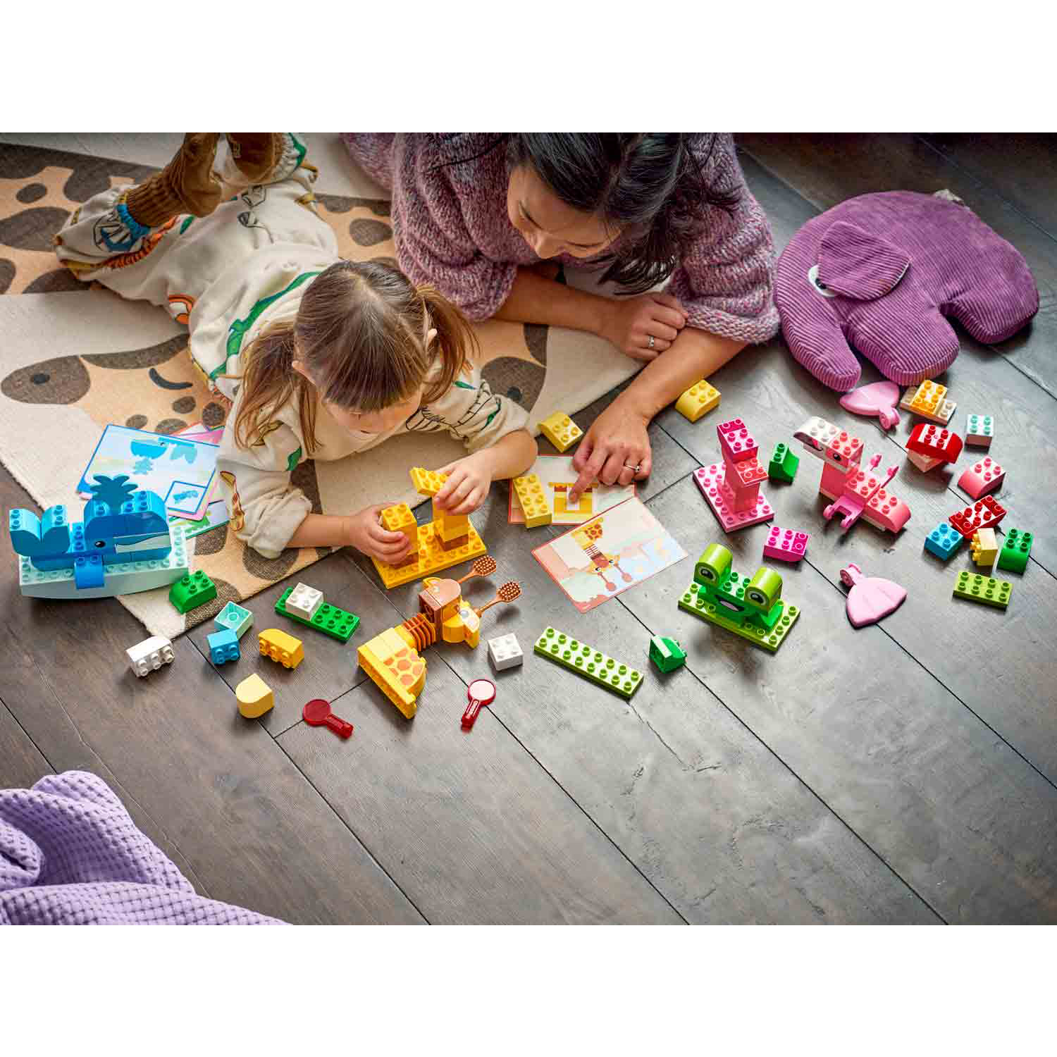 Конструктор LEGO DUPLO Игра «Собери животное» 94 дет. - фото 11