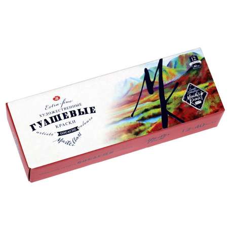 Краски гуашь Комус 12 цв.
