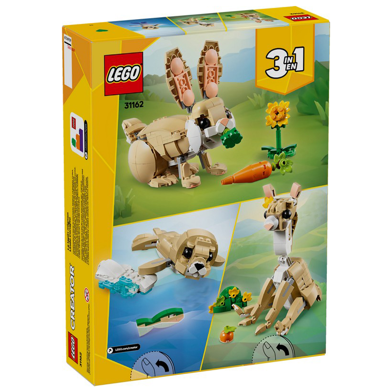 Конструктор LEGO Creator Милый Кролик 326 дет. - фото 9