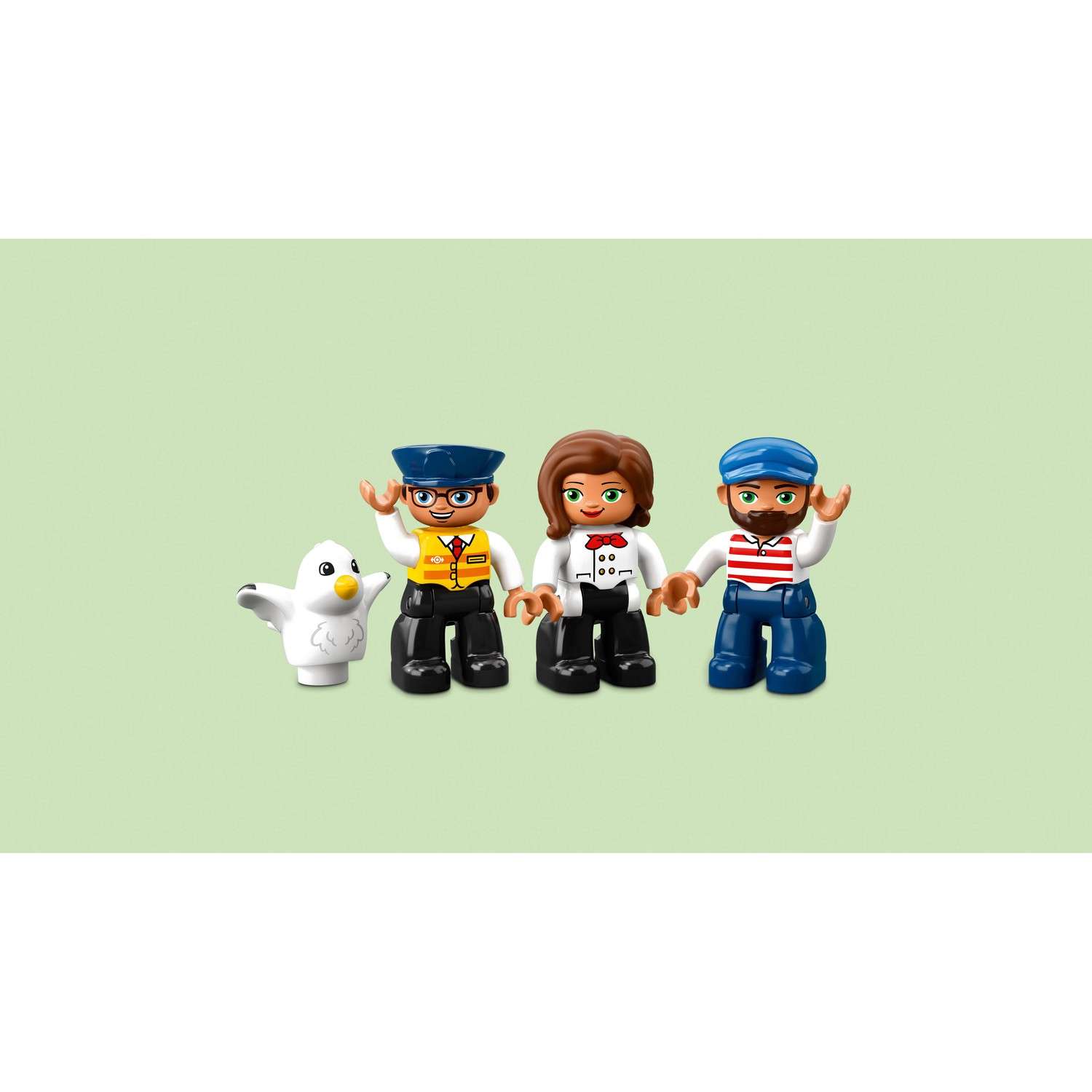 Конструктор LEGO DUPLO Town Грузовой поезд блочный - фото 6