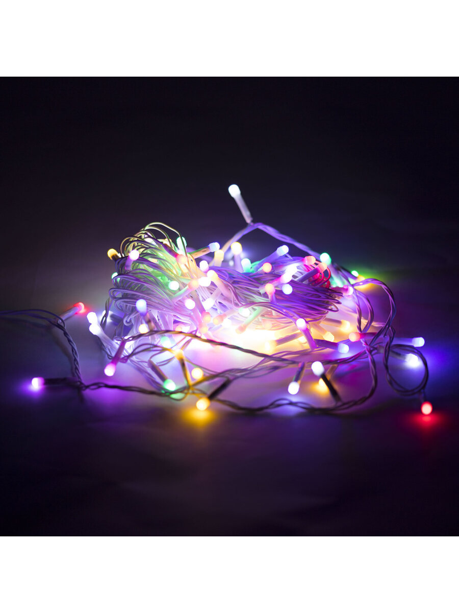 Гирлянда нить новогодняя Золотая сказка интерьерная для дома и на елку 10 м светодиодная - фото 20