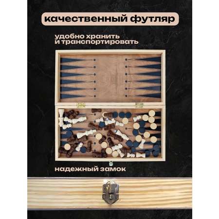 Настольная игра Madliani Шашки Шахматы Нарды