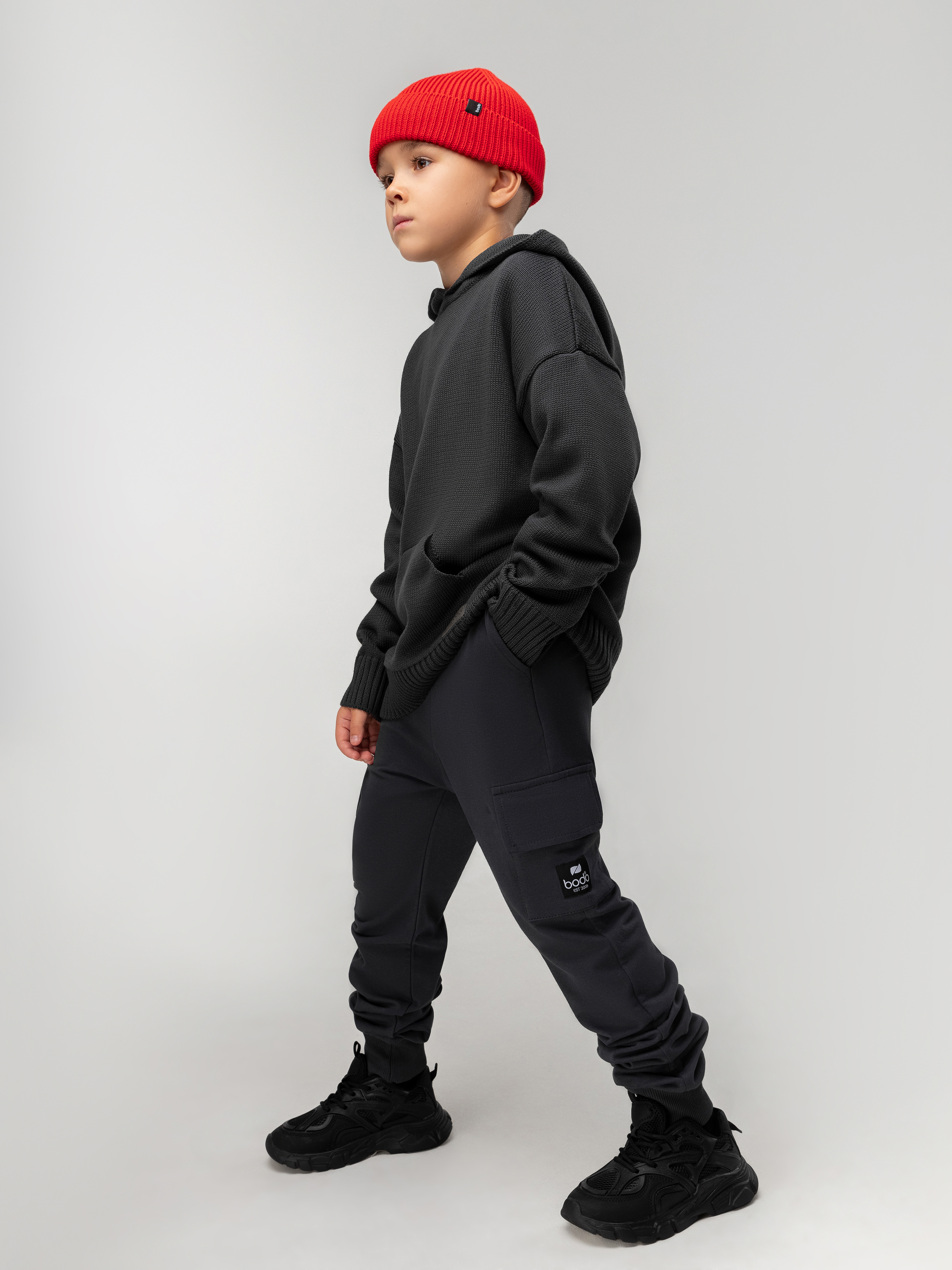 Брюки спортивные Bodo 6-370МU_серый - фото 1