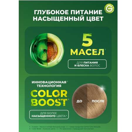 Крем-краска для волос GARNIER Color Naturals Creme стойкая питательная оттенок 7 Капучино