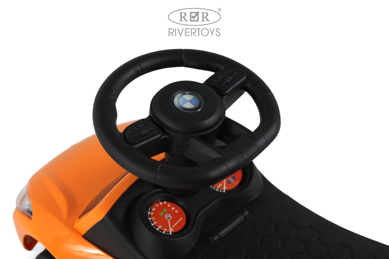 Каталка RIVERTOYS Z004ZZ-B-ORANGE оранжевый - фото 4