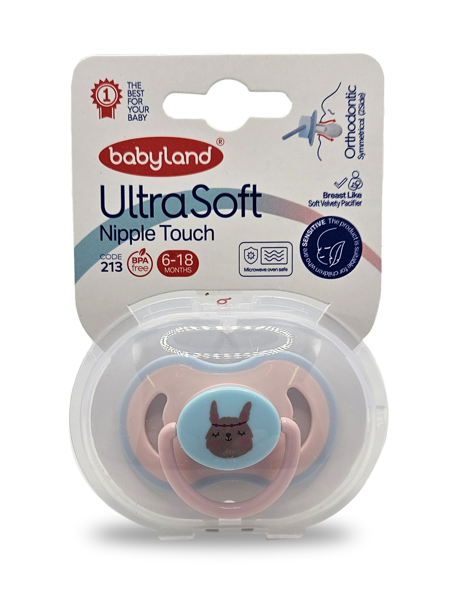 Пустышка Baby Land силикон анатомическая от 6 мес. 1 шт. - фото 1