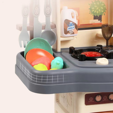 Игрушечная кухня SHARKTOYS с аксессуарами: 21 шт.