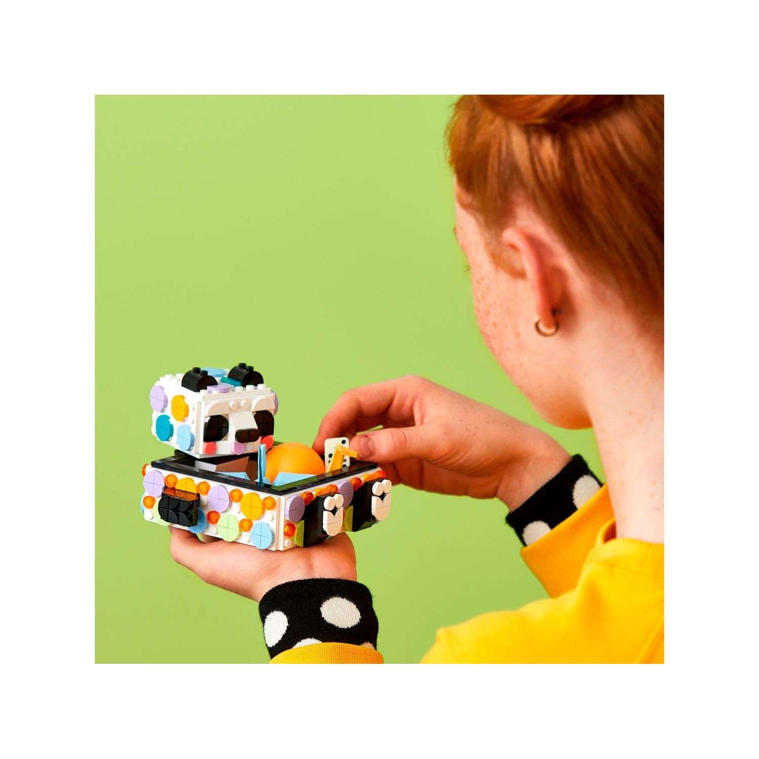 Конструктор LEGO DOTS Cute Panda Tray 517 дет. - фото 9