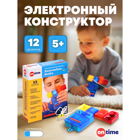 Конструктор ON TIME 12 проектов электронный