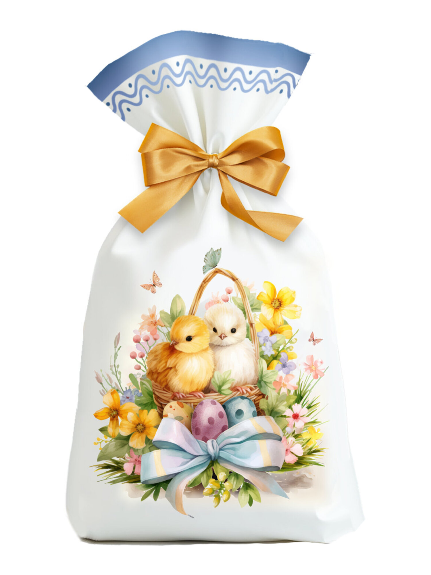 Пакетики пасхальные подарочные Золотая сказка набор из 10 пакетов - фото 3