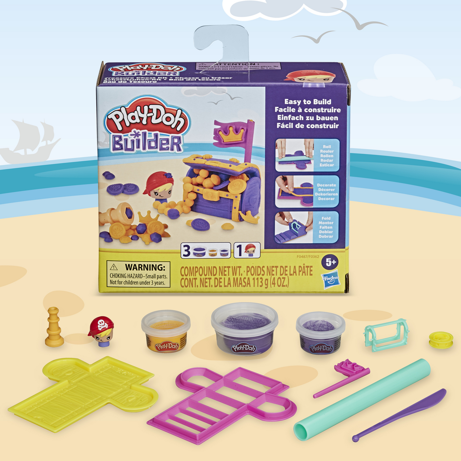 Пластилин Play-Doh Сундук сокровищ - фото 8