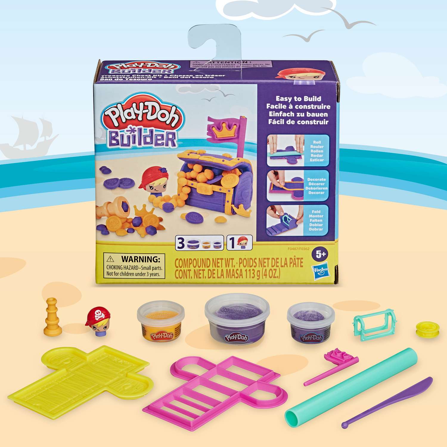 Пластилин Play-Doh Сундук сокровищ - фото 8