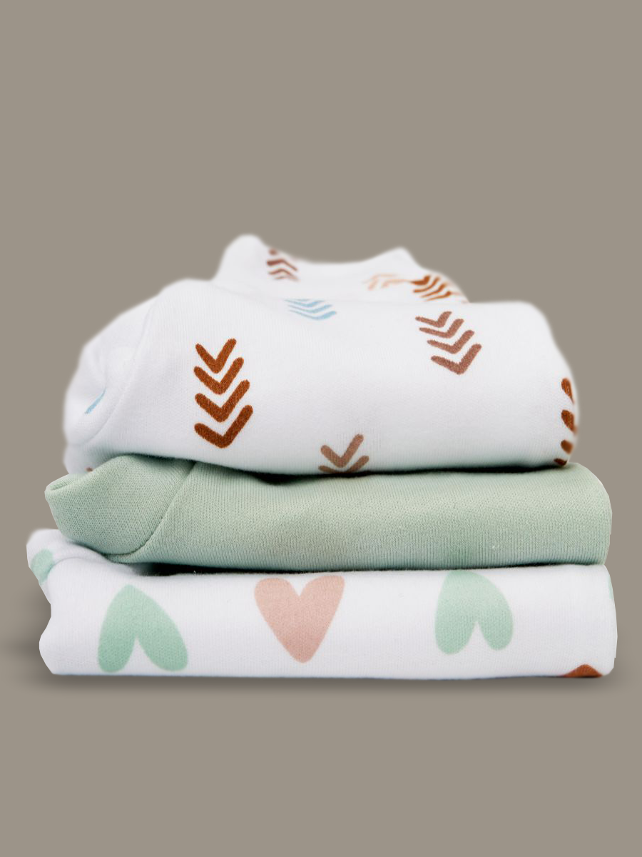 Штанишки 3 шт ШВЕЙНЫЕ ИСТОРИИ ползункисердечки - фото 2