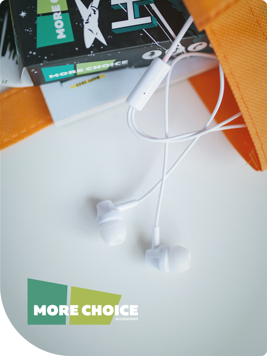 Проводные наушники More Choice G38 White - фото 4