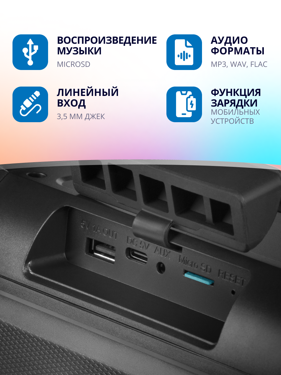 Колонка bluetooth SVEN PS-390 - фото 6