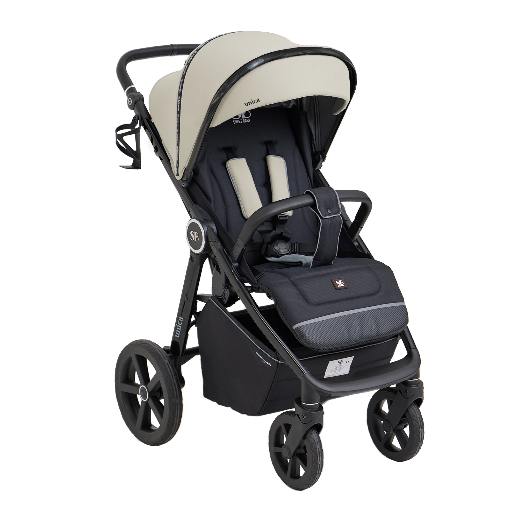 Коляска прогулочная Sweet Baby Unica Olive Green хаки - фото 38