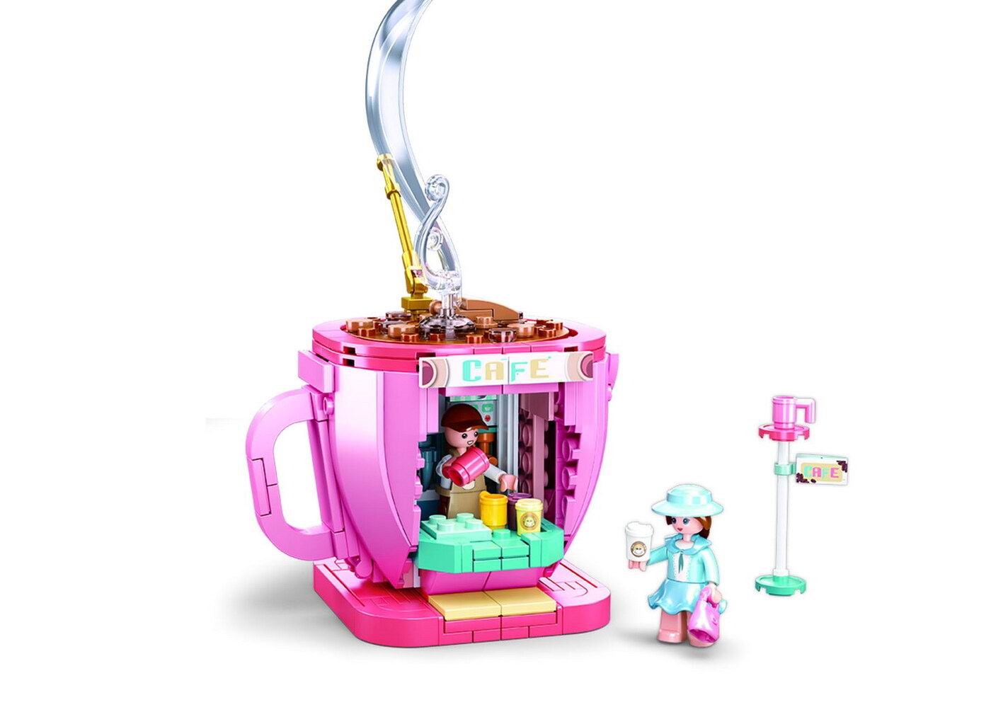 Конструктор SLUBAN Мини-кафе Кофейня - фото 2