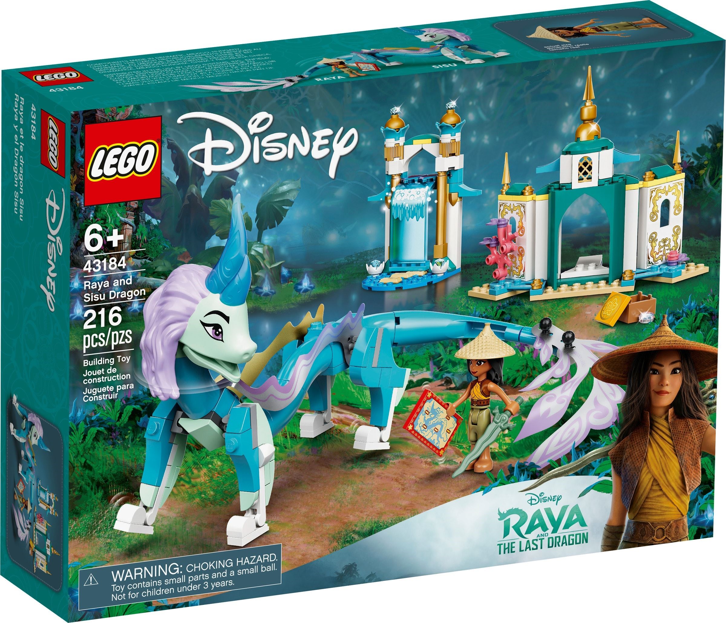 Изображение товара Конструктор LEGO Disney Princess Райя и дракон Сису 43184 154 деталей