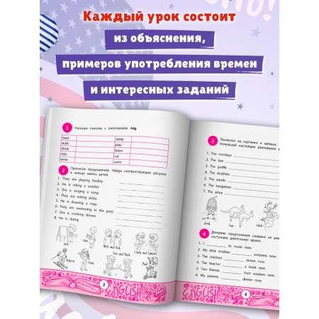Книга Феникс My first GrammarBook времена глаголов