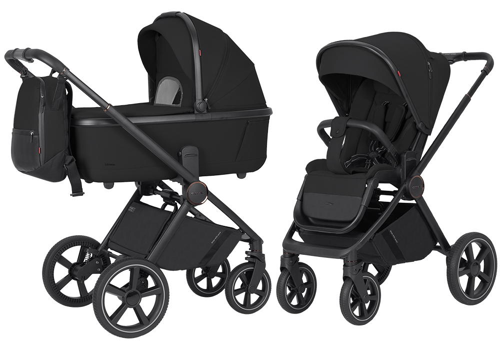 Коляска 2в1 Carrello Ultimo CRL-6528 черный - фото 1