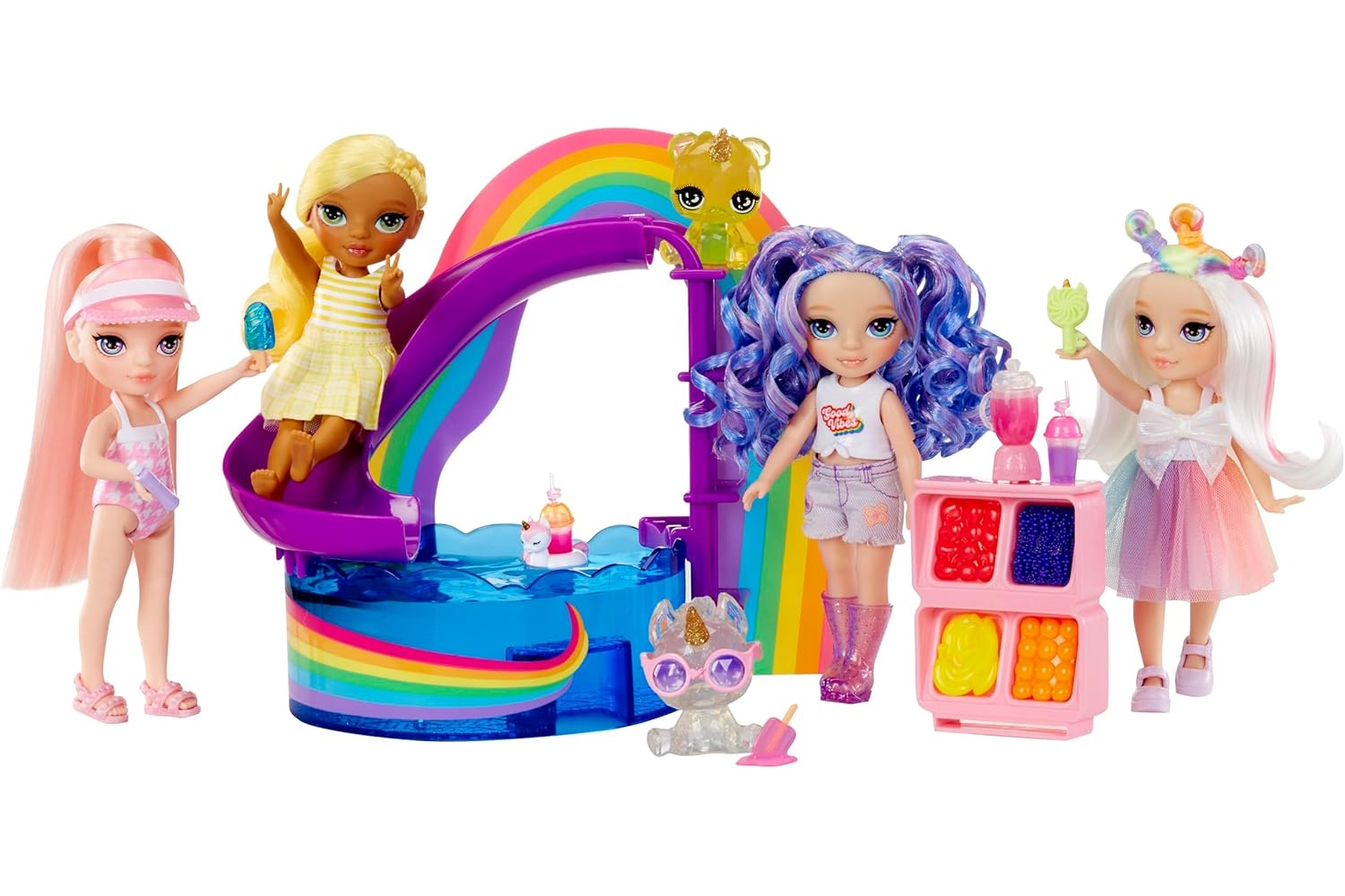 Кукла мини Rainbow High Littles Pool Day with Blush 522249EUC - фото 7