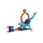 Трек Hot Wheels HKX42 охота с драконом Ти-Рекс