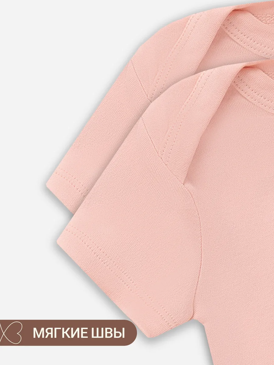 Боди 2 шт Mark Formelle (Марк Формэль) 13015-2/розовый +печать - фото 8