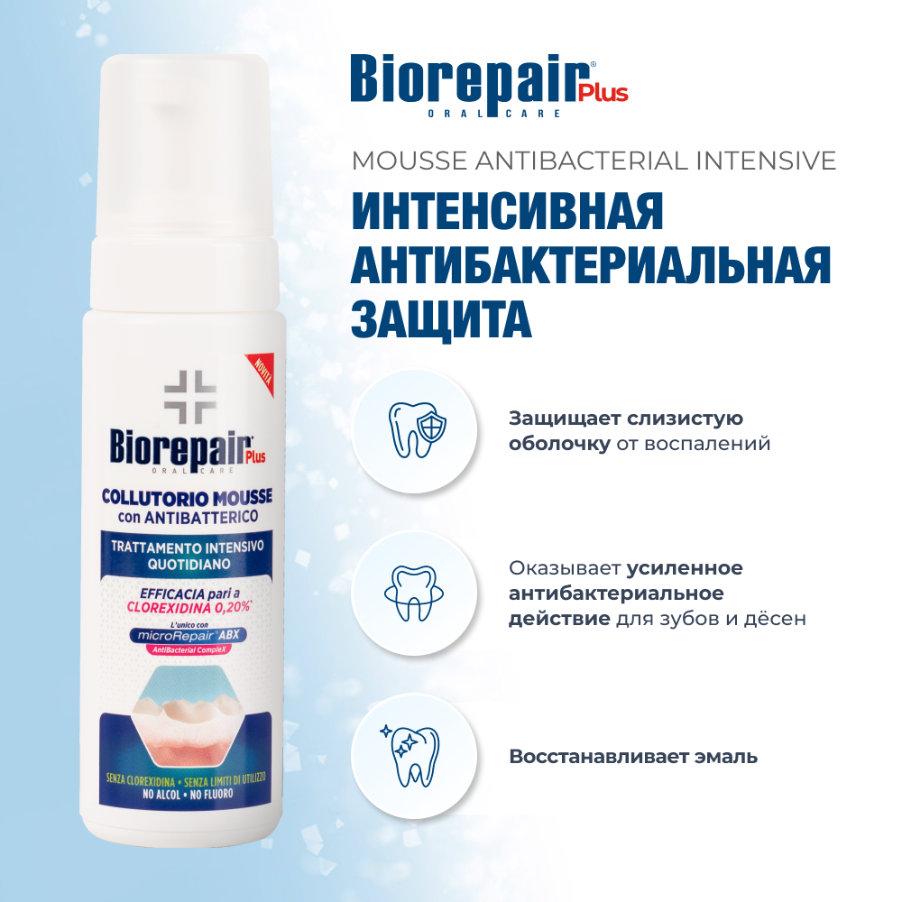 Пенка Biorepair Антибактериальный 200 мл - фото 2