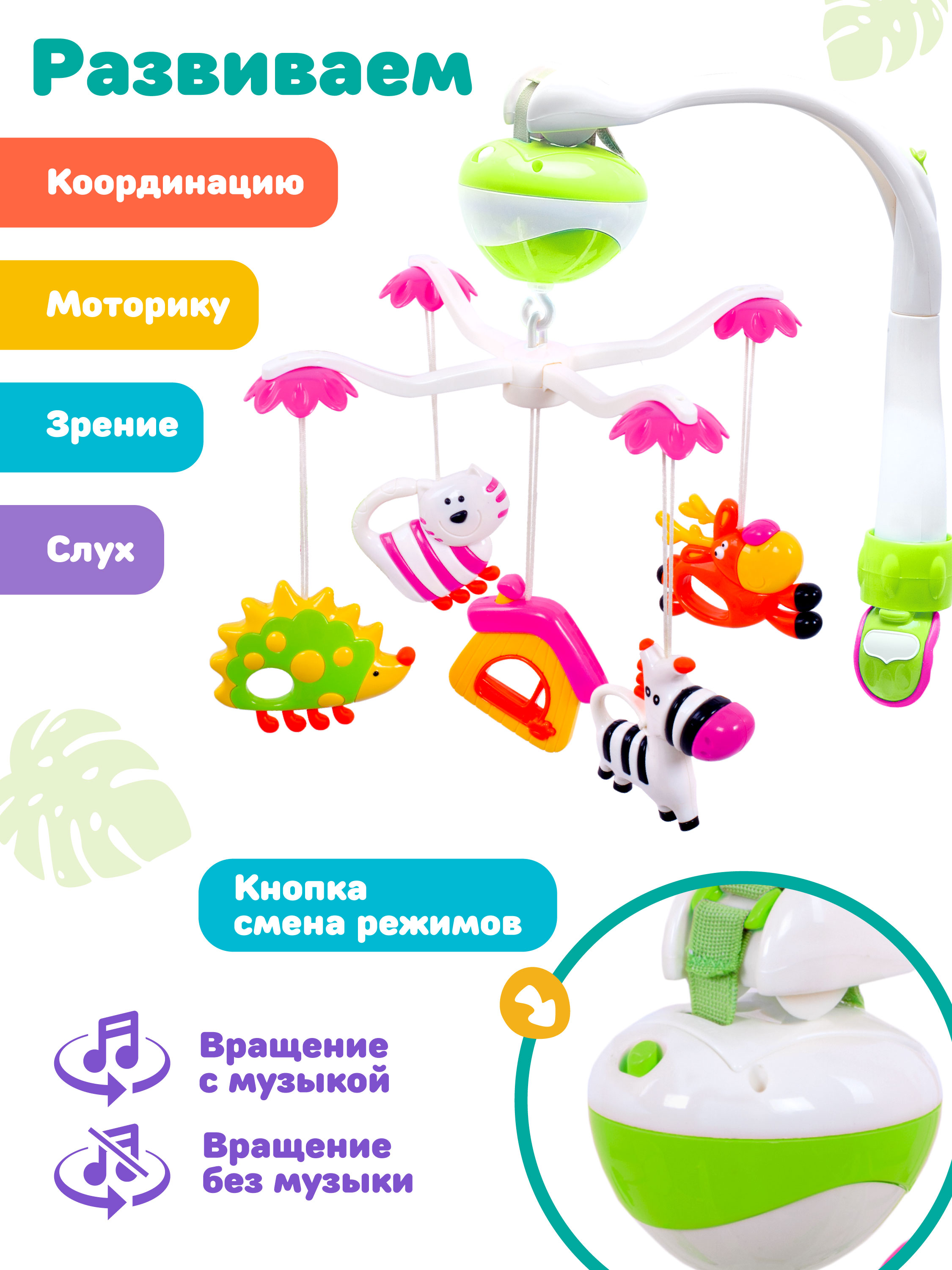 Мобиль Жирафики Зоопарк - фото 2