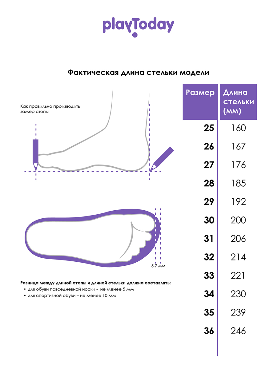 Резиновые сапоги PlayToday 12642706 - фото 5