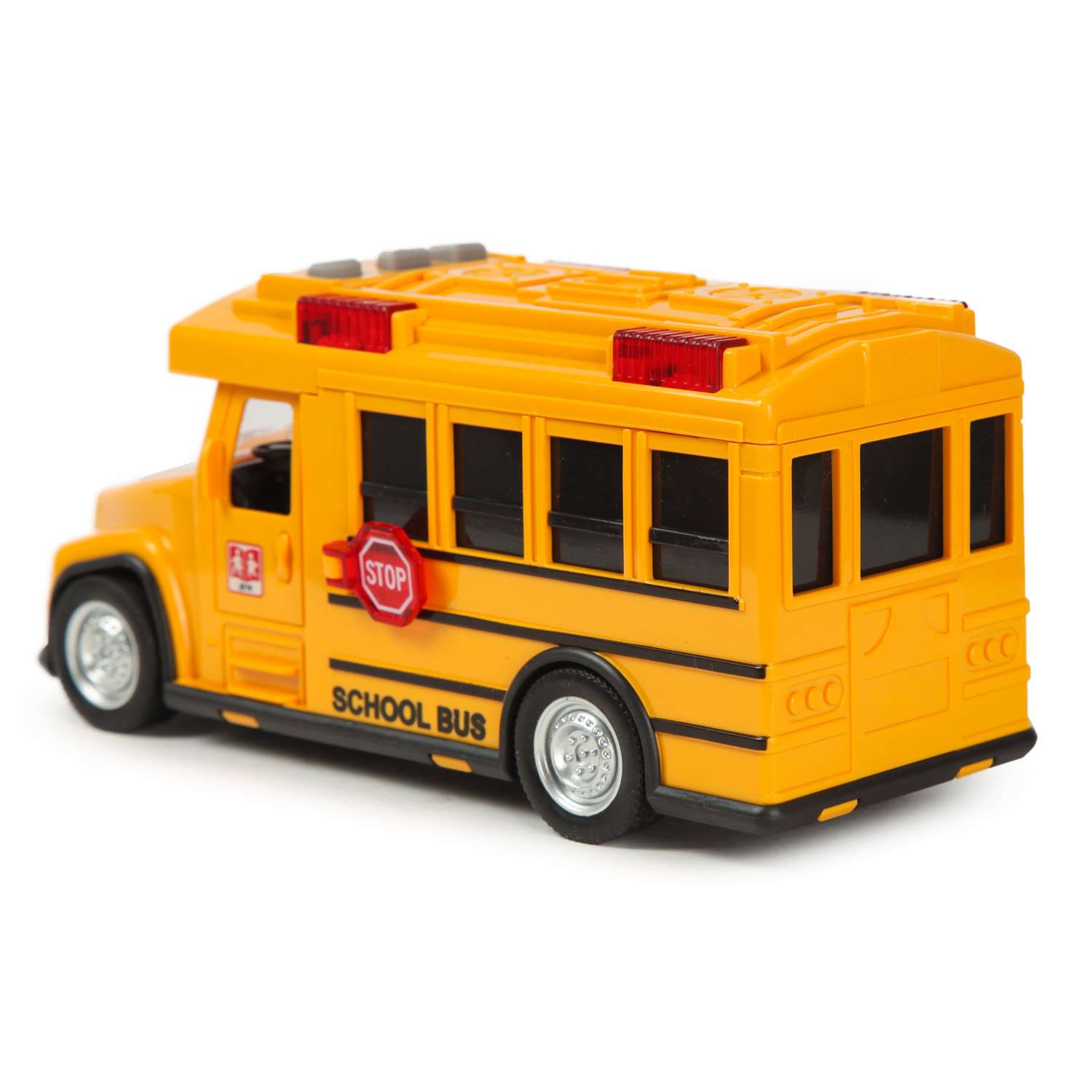 Автобус Mobicaro школьный 1:18 желтый 666-26Q - фото 7
