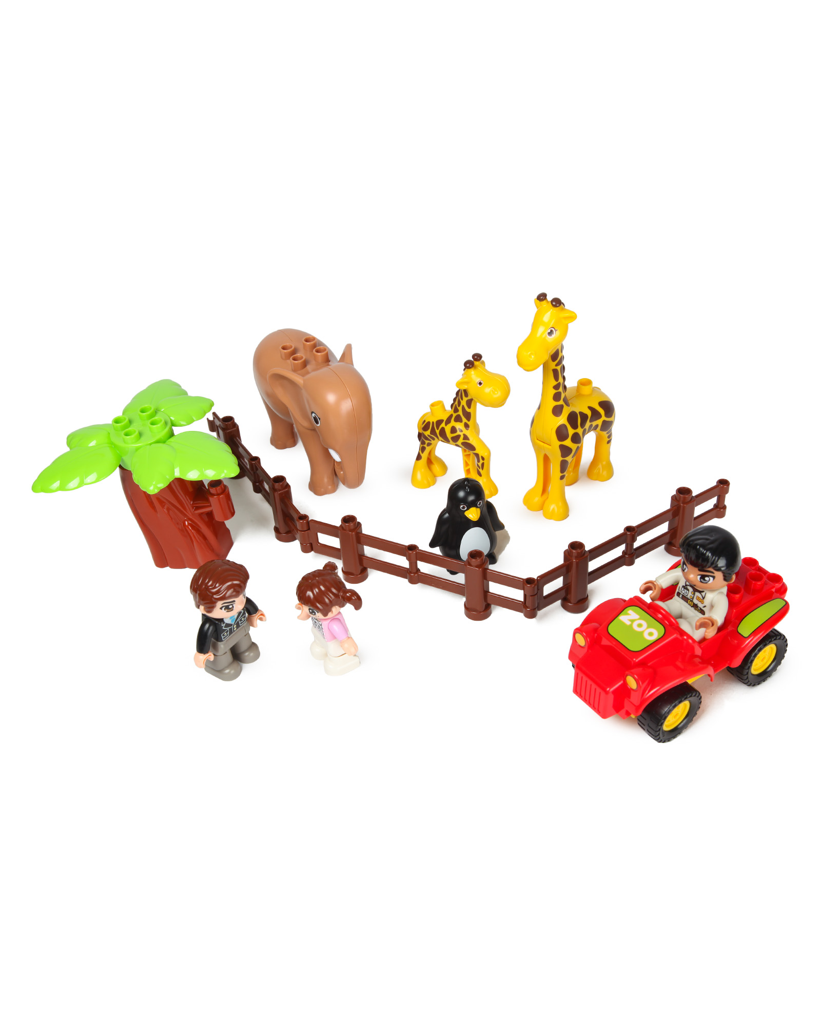 Конструктор QMAN Чудо-зоопарк 51 дет. - фото 11