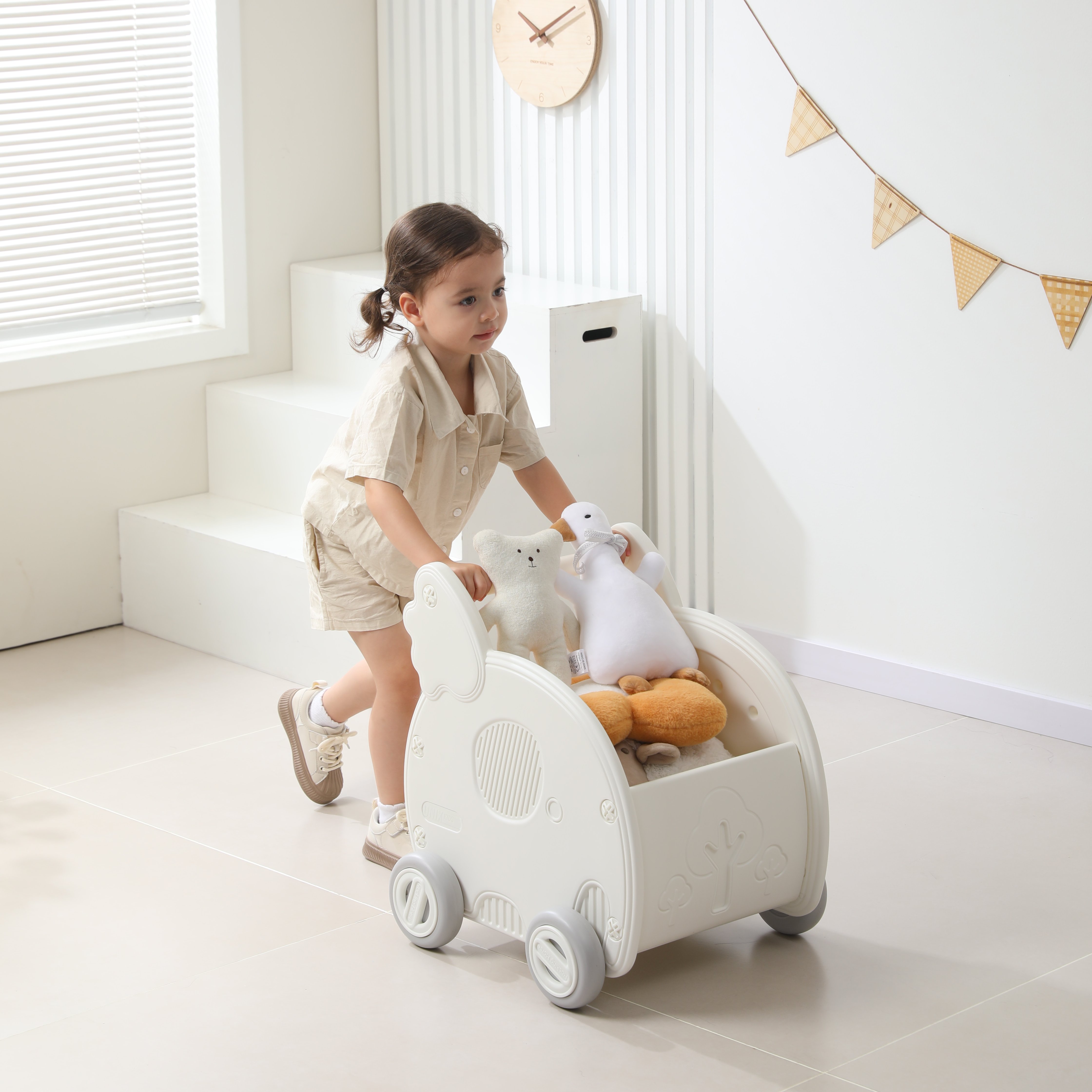 Коляска-люлька для кукол UNIX Kids PCARTELEPHWT - фото 12
