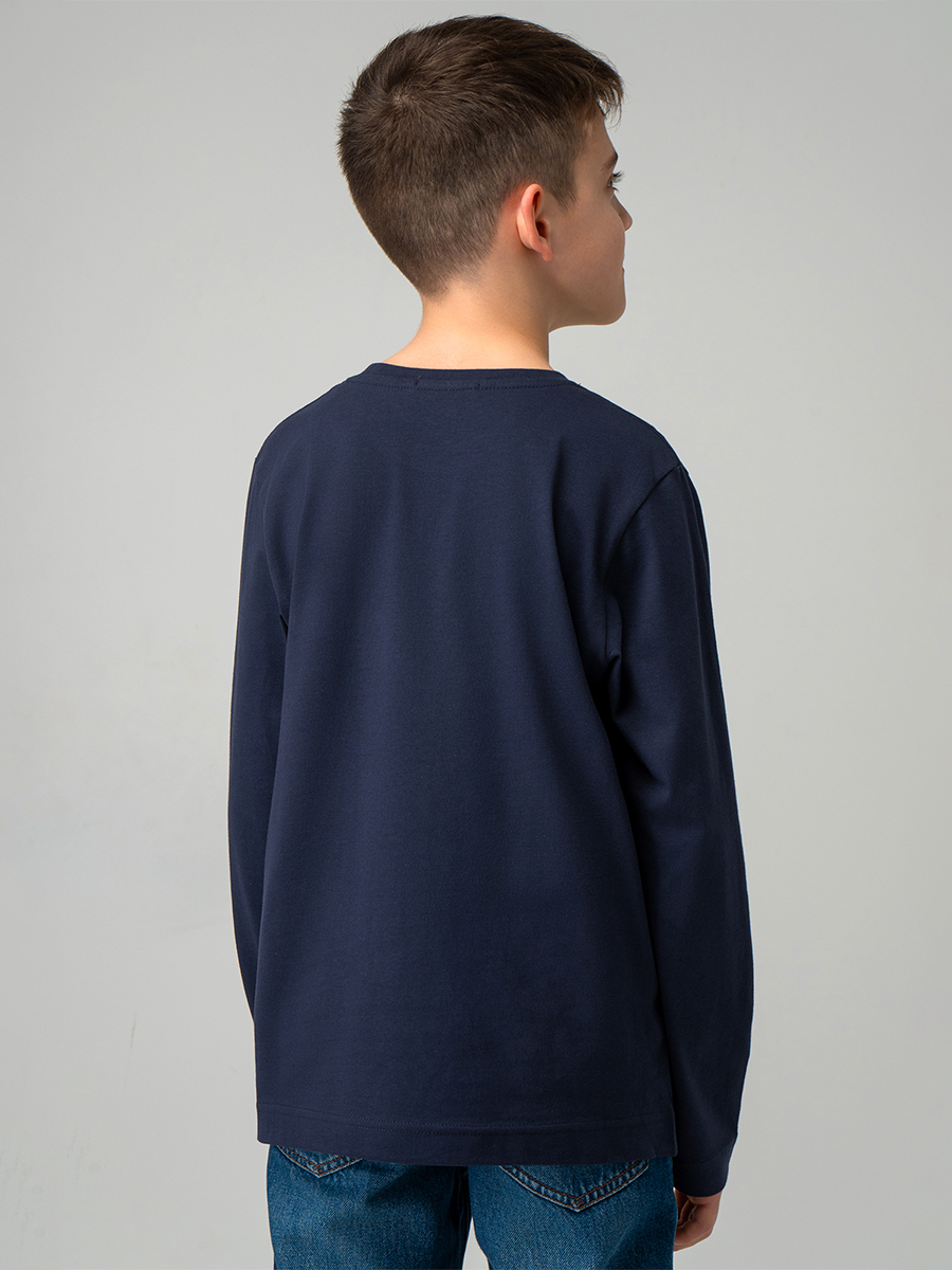 Лонгслив BONITO KIDS SS6096т.синий - фото 3