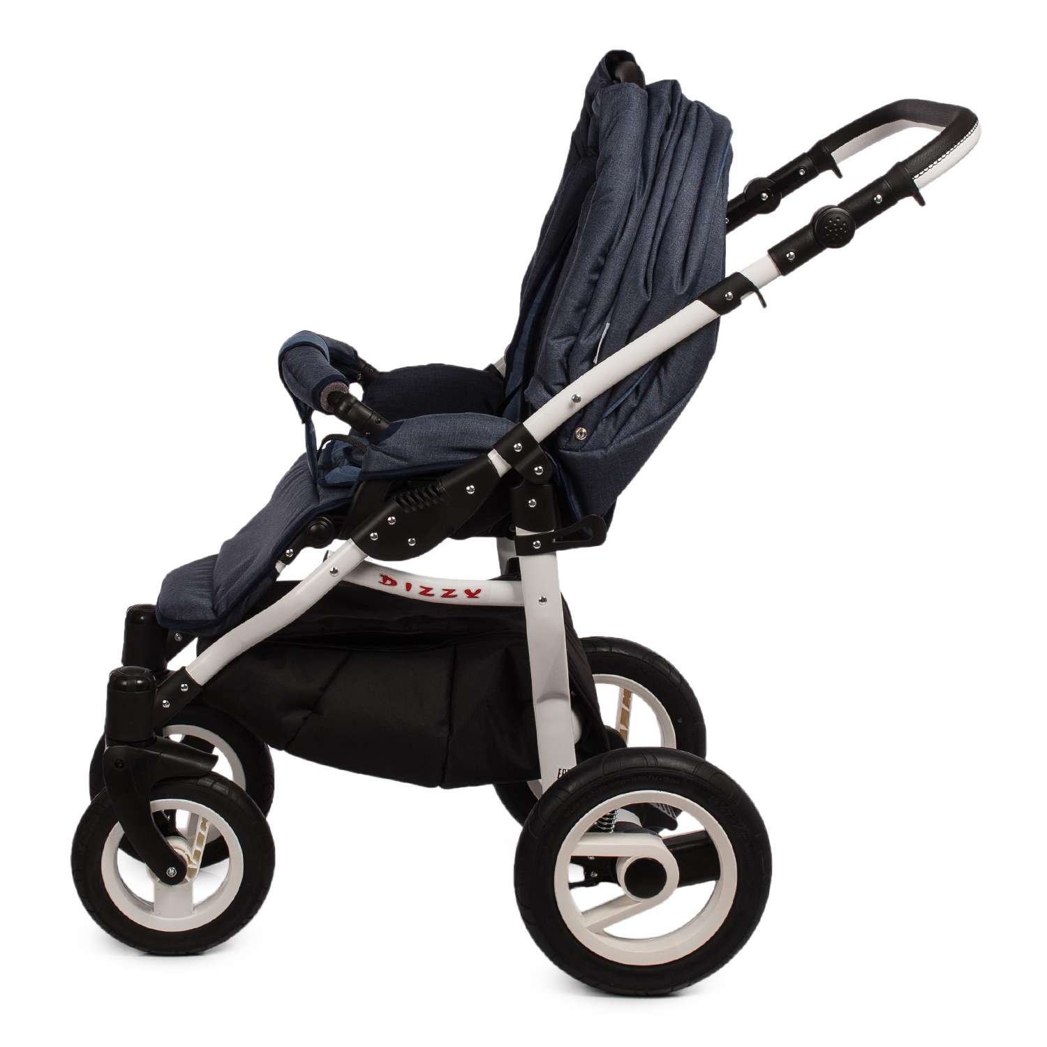 Коляска 2в1 Babyton Dizzy Dark blue-Blue - фото 20