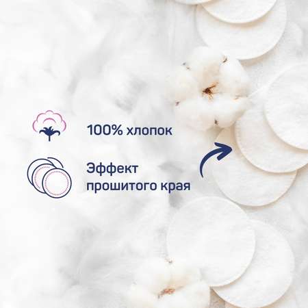 Ватные диски AURA 4 упак. 120 шт.