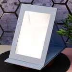Зеркало настольное для макияжа iLikeGift Hello world blue