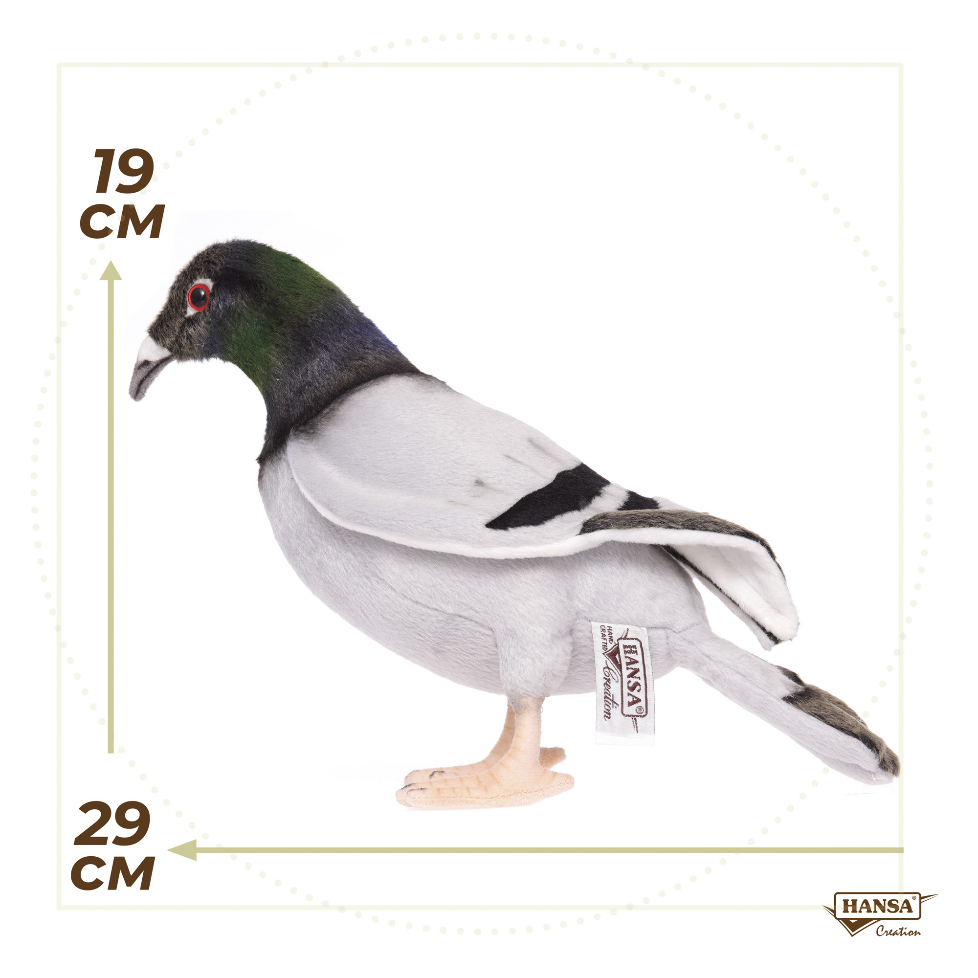 Игрушка мягкая HANSA 19 см - фото 3
