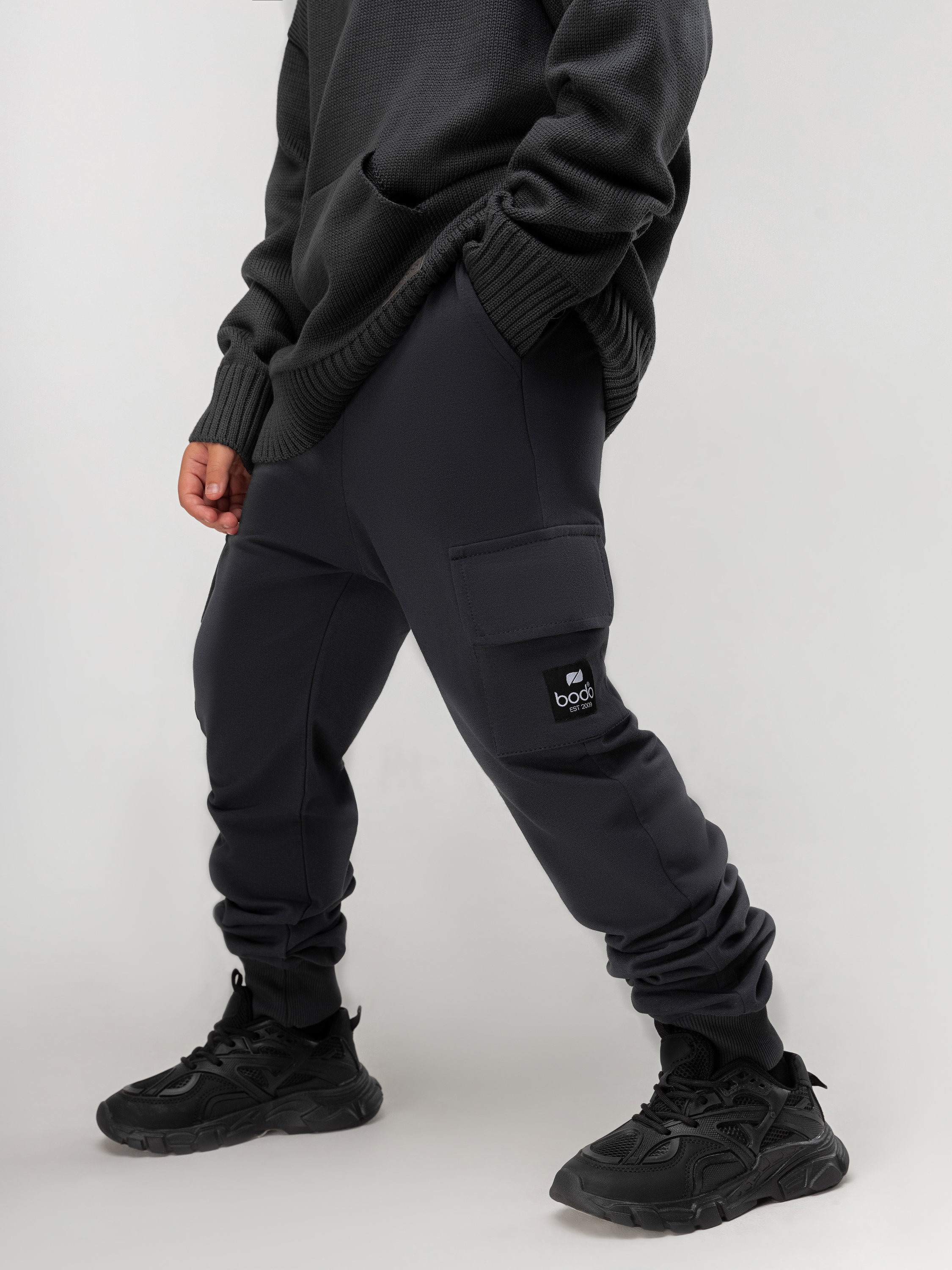 Брюки спортивные Bodo 6-370МU_серый - фото 6