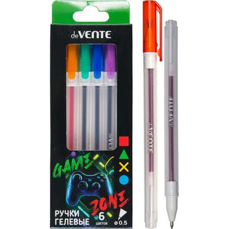 Ручка гелевая deVENTE 6 шт.