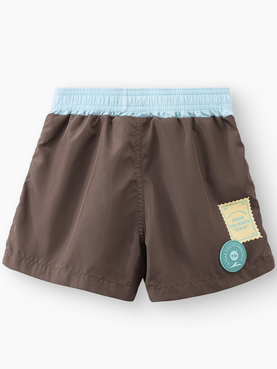 Шорты плавательные Happy Baby 50647-1_brown (mountains) - фото 2