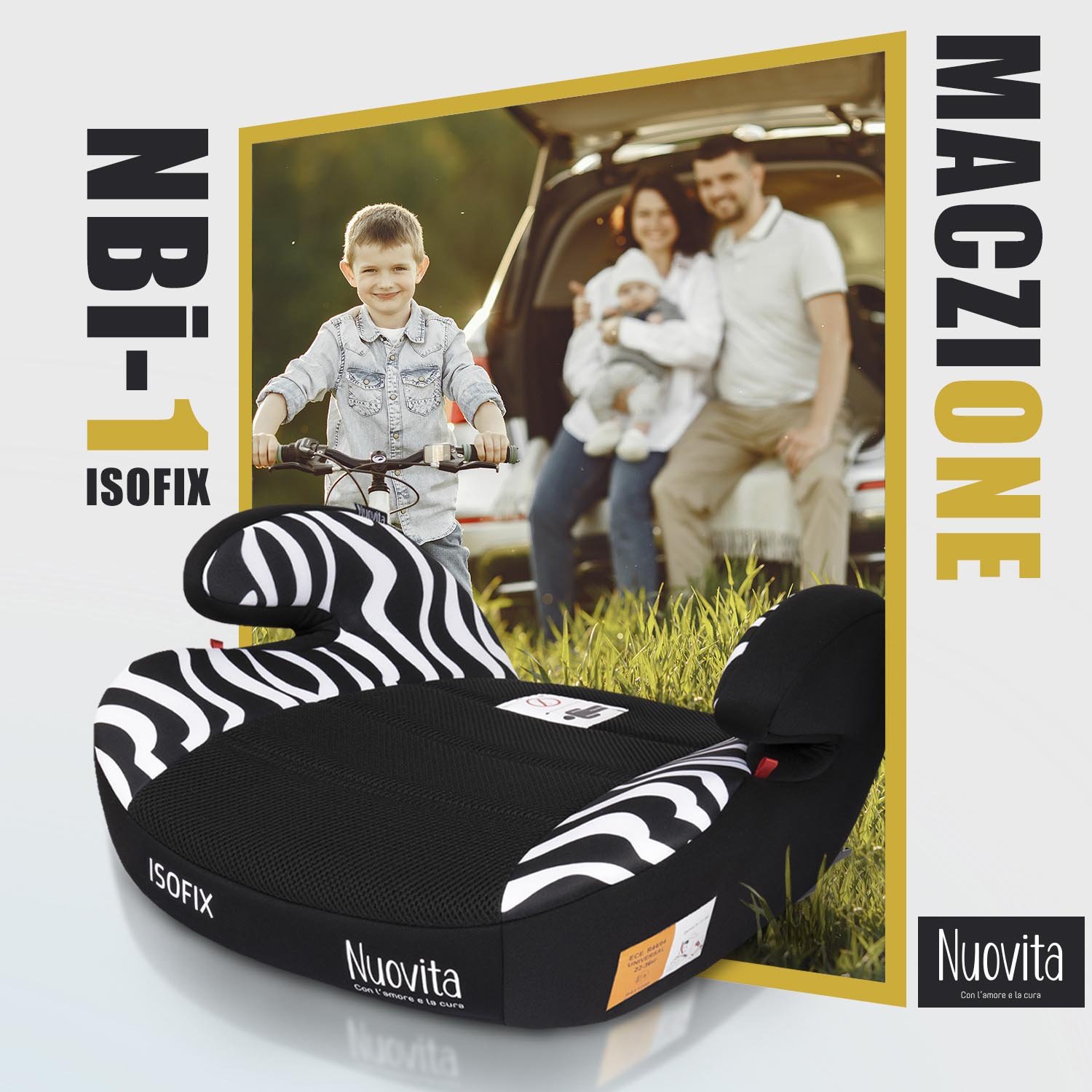 Автокресло Nuovita Maczione NBi-1 Isofix 3 (22-36 кг) - фото 1