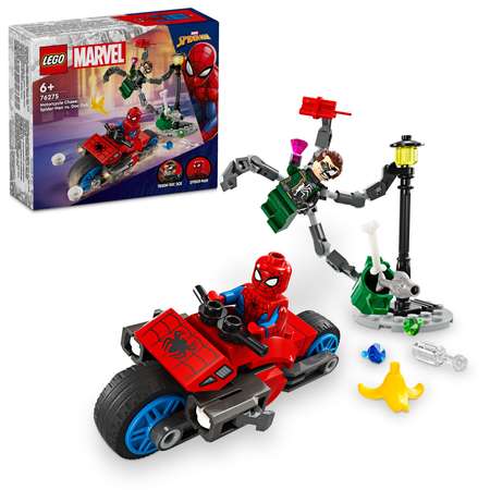 Конструктор LEGO Marvel Super Heroes Человек-паук против Дока Ока блочный