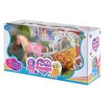 Игровой набор Abtoys Лошадь с каретой