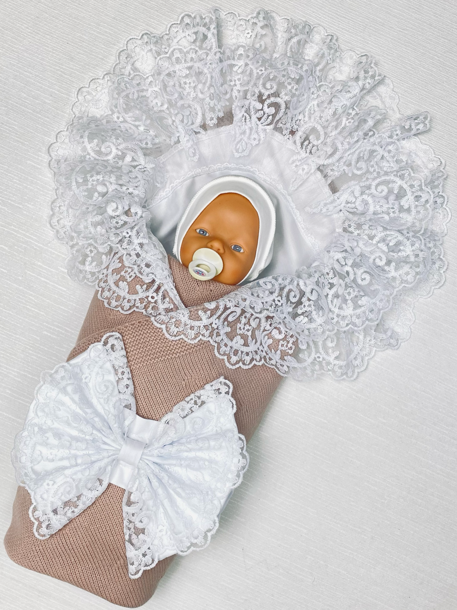 Пояс-бант для конверта на выписку Делоникс 797-3/15ББ - фото 3