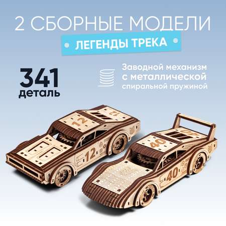 Конструктор DROVO Набор Легенды трека деревянный
